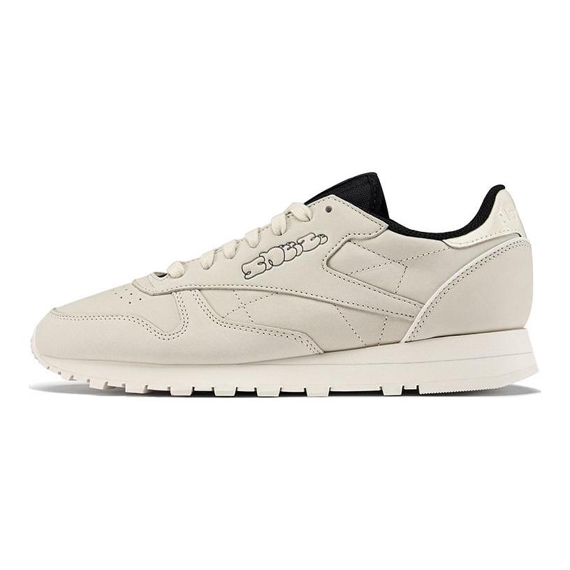 Sneeze X Reebok Classic Leather Chalk Black Unisex Sneakers White Footwear-White Core-Black IE9215