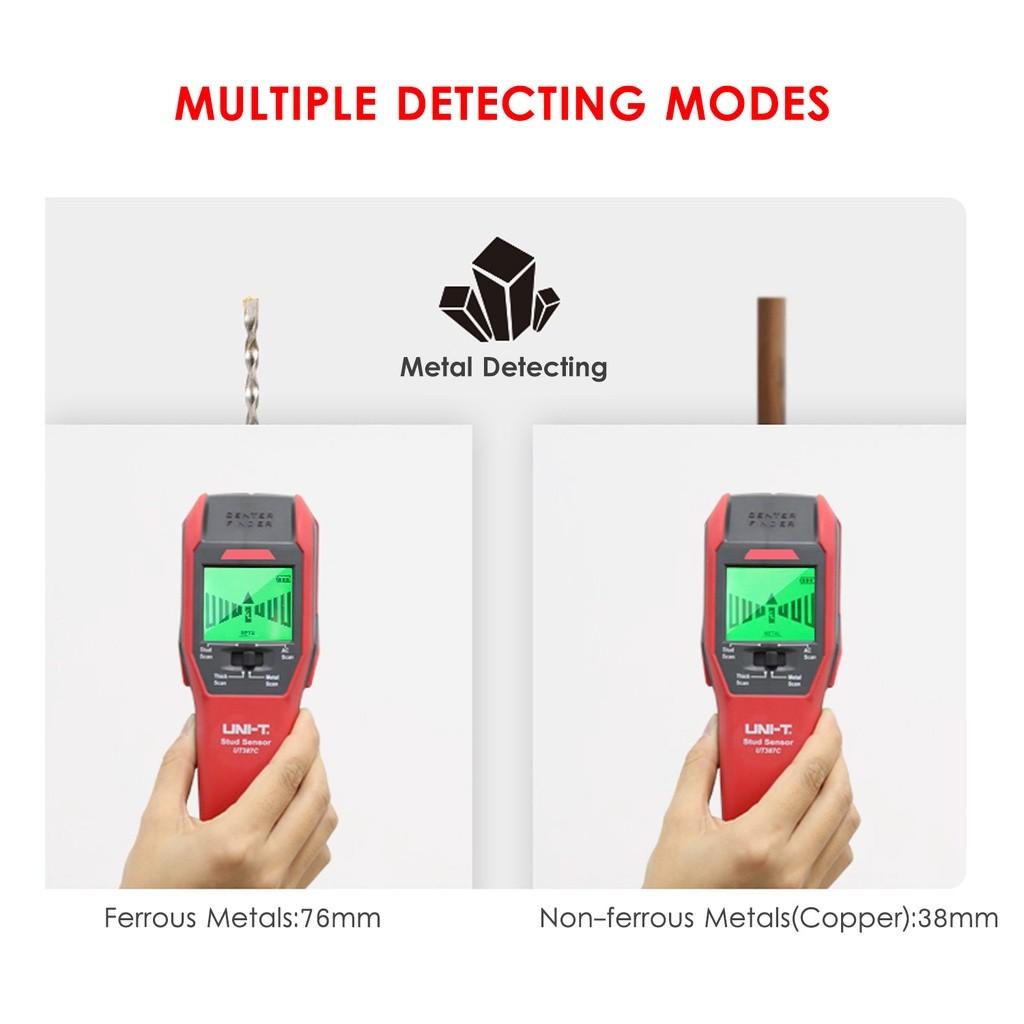 UNI-T UT387C Portable Wall Scanner Multifunctional LCD Display Metal Detector 4 In 1 Digital Wall Stud Finder