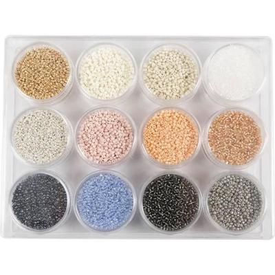 Assortiment rocailles - Natuurlijk - 1,7 mm - 12 x 15 g