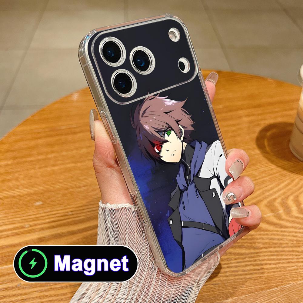Akame Tatsumi Clear TPU Magsafe Mobile Phone Case for iPhone 17 16 15 14 13 12 11 Air Pro Max Plus Mini Colorful Cover