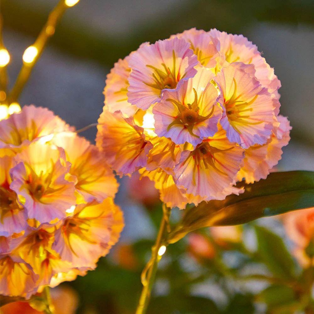Ground Mounted Simulation Flower Lamp Waterproof Landscape Light  Outdoor  Festival Decoration
