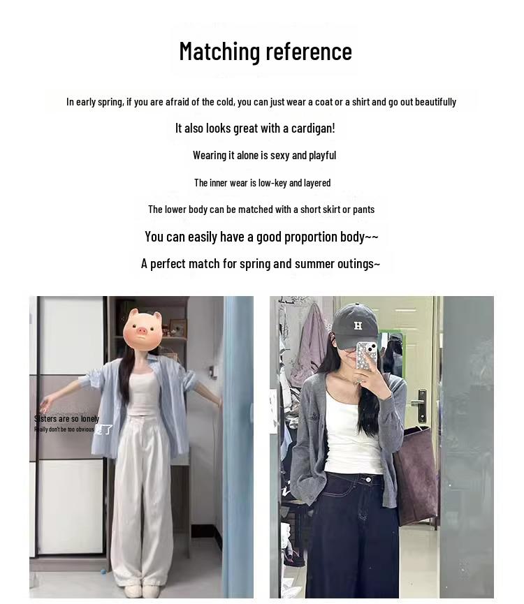 Women's White Camisole Vest: Thin, Sleeveless Top Ideal for Summer Layering or As a Standalone Piece.