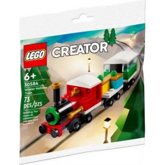 Jeux De Construction - LEGO - Creator 30584 - Train De Vacances D'hiver - Noir - À Monter Soi-même