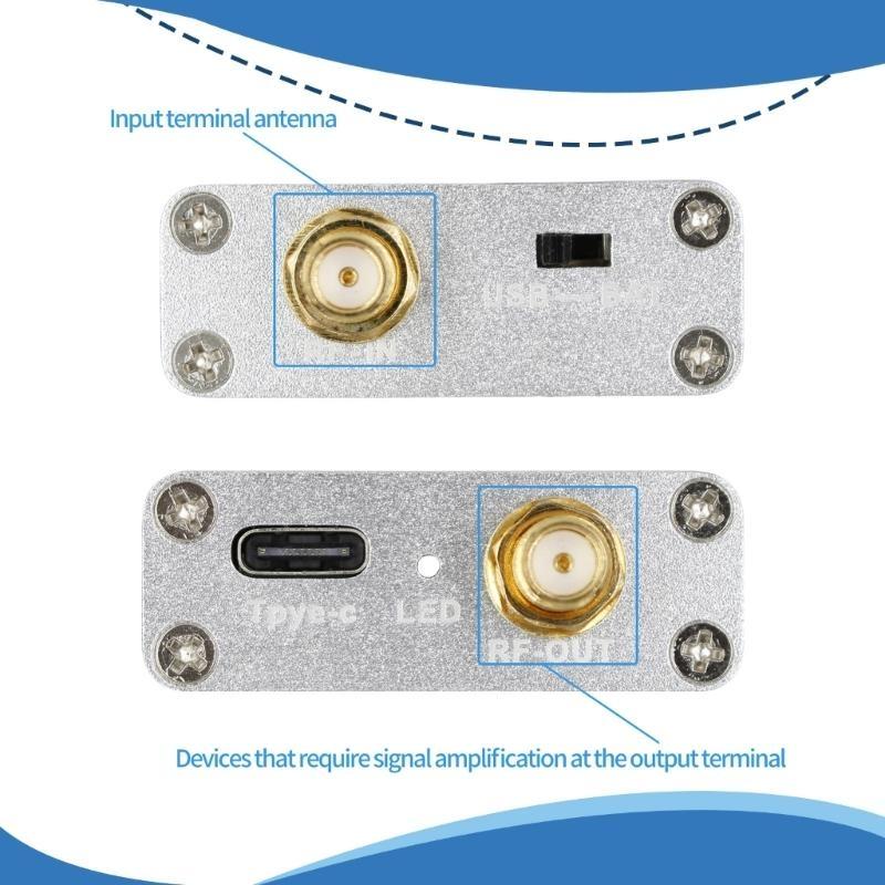 100K-6GHz Radio Frequency Widebands Amplifier 20dB High Gains Low Noise Amplifier DC5V 75mA Module