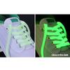 Glowing In The Dark Shoestrings Polyester Flat Luminously Athletic Sneakers Shoe Laces Replacement For Outdoor Activity