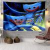 Blue Monster Huggy Family Tapestry, Unique Design Tapestry, Wall Decor for Bedroom,Livingroom, Playroom,Heartwarming Fan Holiday Gifts