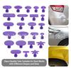 24 Pcs Car Dent Puller Suction Cups Car Dent Repair Tool Suction Sucker Gasket Paintless Dent Removal Tool Pulling Tabs