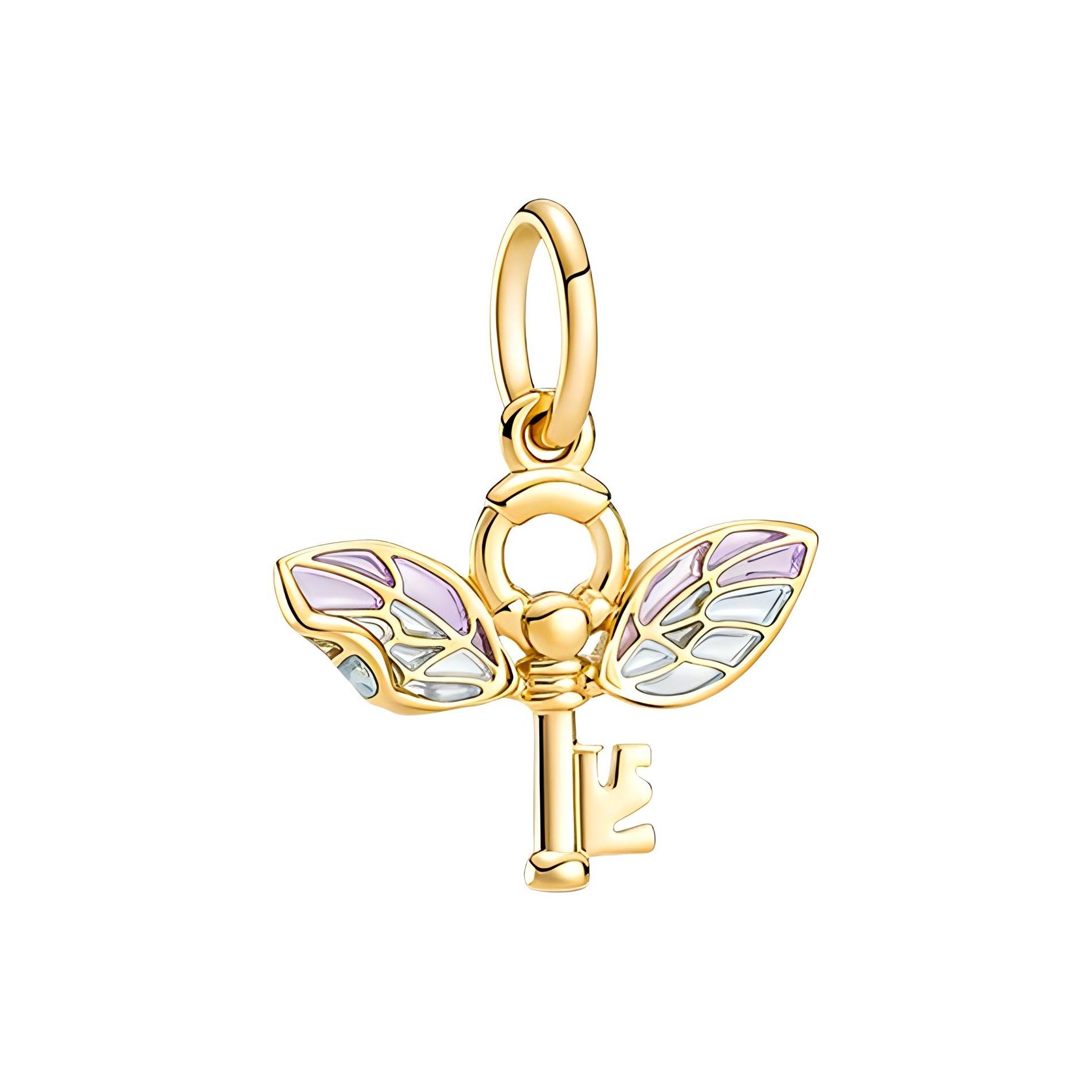 Pandora Flying Key Pendant Women jewelry 360034C01 Gold