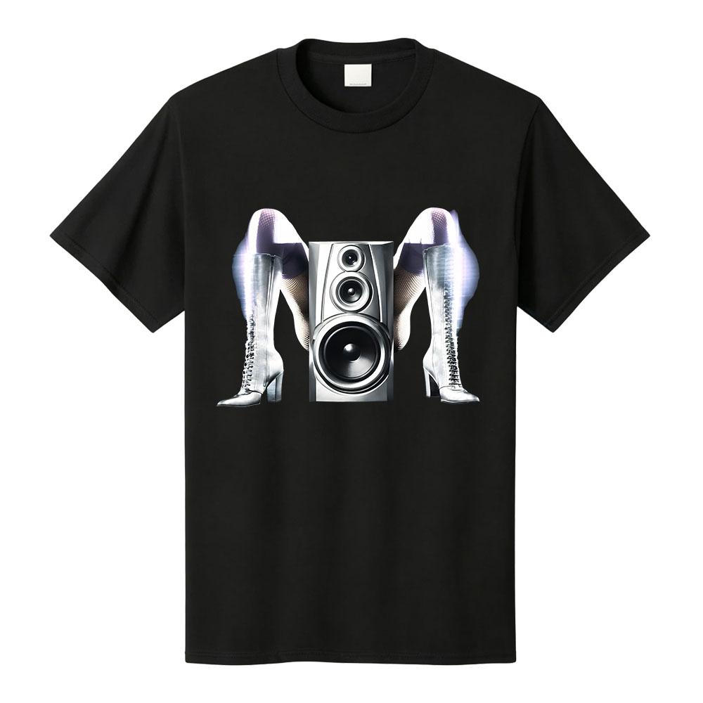CONFESSIONS II T-Shirt NEUES Album Druck T-Shirts Baumwolle Weich Kurzarm Damen T-Shirts Unisex Streetwear Grafik Tops S schwarz