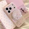 3D Cartoon Kitten Phone Case with Stand for iPhone 16, iPhone 17, and iPhone 17 Pro Max