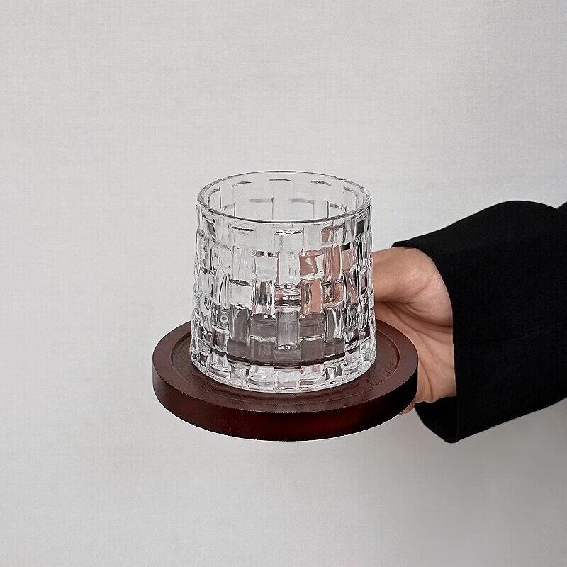 Vintage Ins Style Glass Beverage Cup