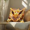 Pokemon Starter Collection Anime Plush Pillow Cover Soft Short Plush Cushion Cover For Sofa Bedroom Home Decor Gift