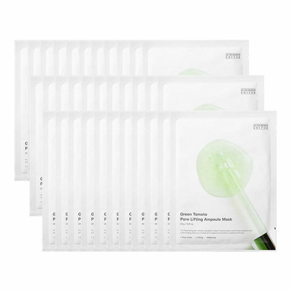 

SUNGBOON EDITOR Green Tomato Pore Mask Pack 10 sheets*3 boxes