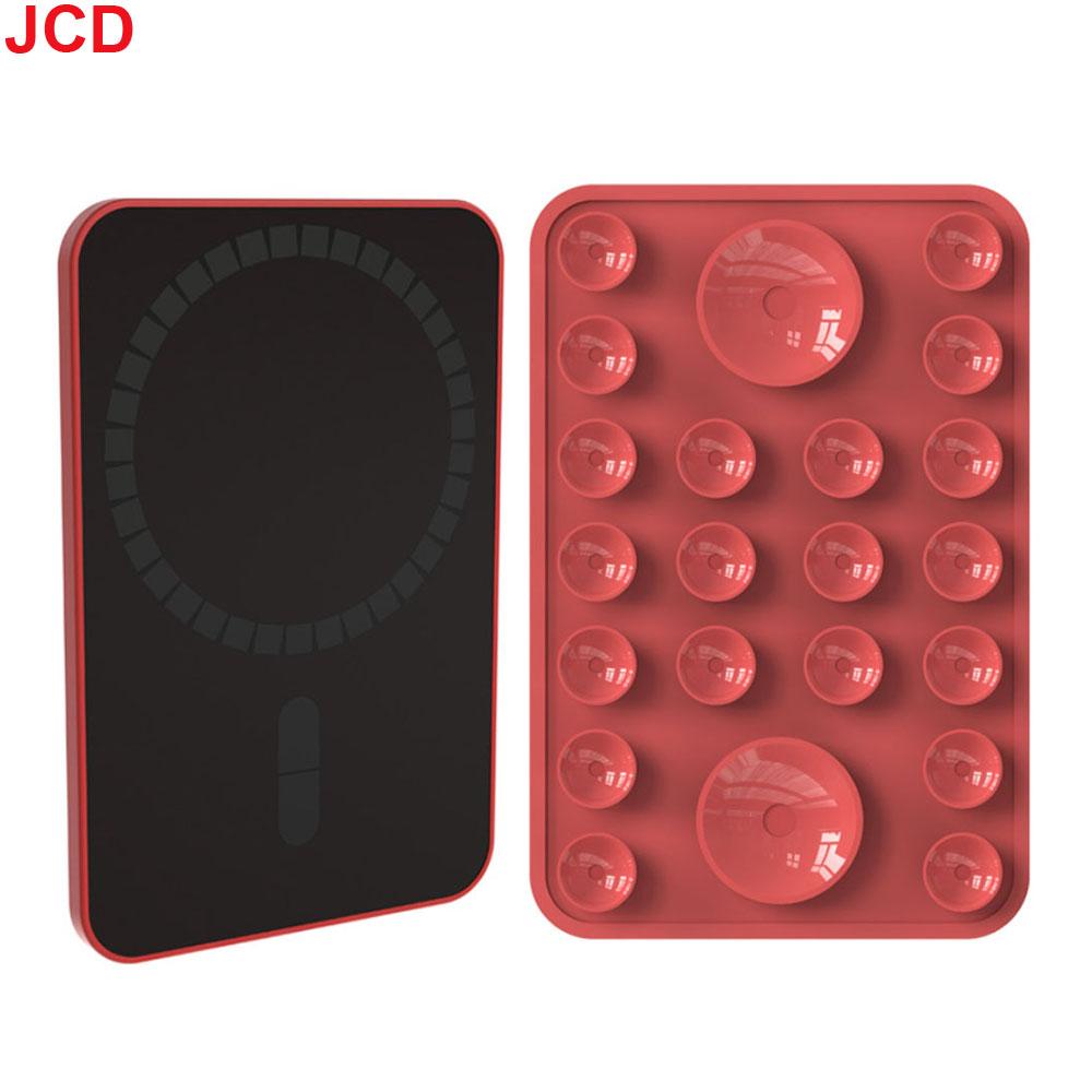 JCD 1pc For Magsafe Magnetic Suction Cup Mount Silicone Suction Phone Case Stand Universal Hands-Free Mirror Shower Phone Holder