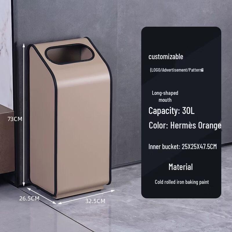 Large Capacity Stainless Steel Commercial Waste Bin