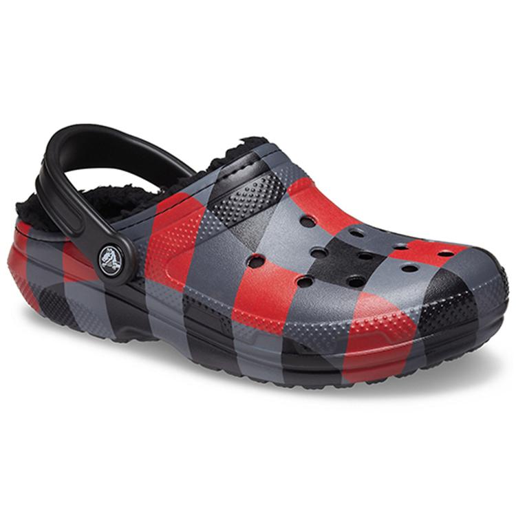 Crocs Classic Clog Clogs Unisex Black Red Gray 206568-6RQ