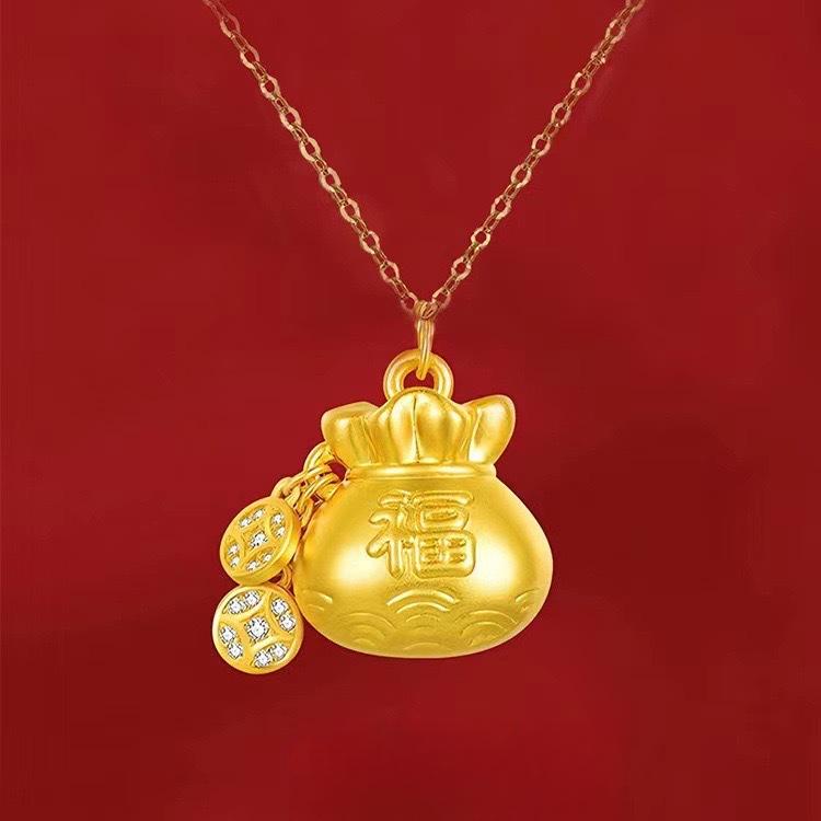 

Сокровище удачи сумка ожерелье женская денежная подвеска модная ниша высокого класса дизайн