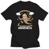 fashion black tshirts for male Childhood Cancer Awareness Sloth T Shirt Gold Ribbon Unisex TSHIRT cotton t shirts