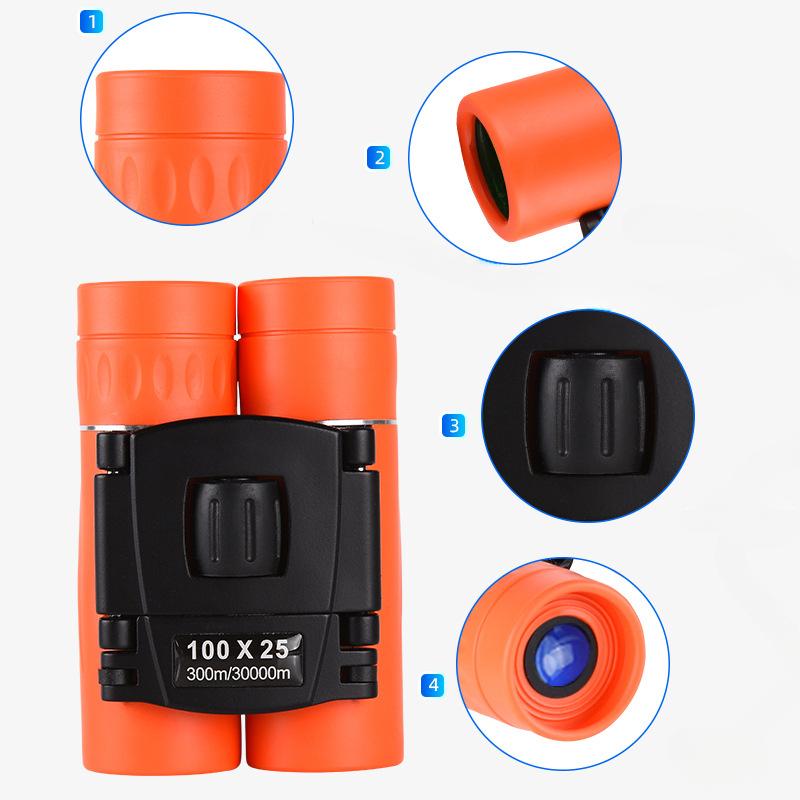 Factory Wholesale Telescope 8x21 Binoculars High HD Portable LLL Night Vision Concert Telescope