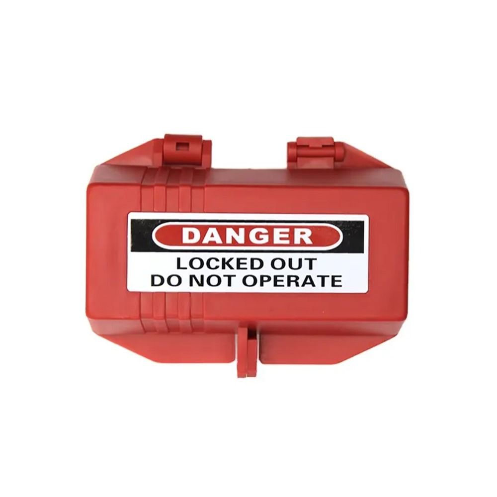 

Замок с вилкой промышленного класса для блокировки Tagout Красный замок для удлинителя в помещении и на открытом воздухе