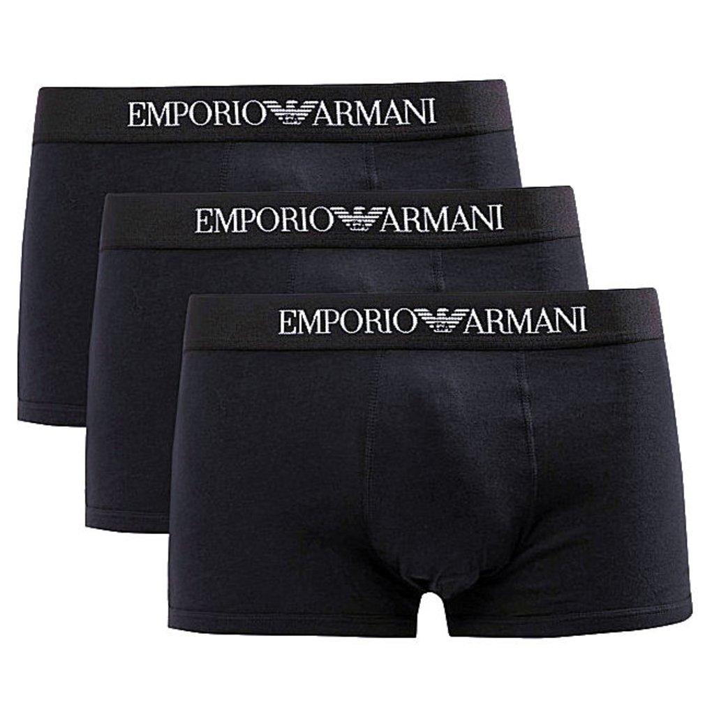 

EMPORIO ARMANI Мужские трусы-боксеры, 3 шт., 111610-CC722-21320, Набор из 3 трусов из чистого хлопка (Американский размер маленький) [Параллельный импорт]