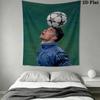 C Ronaldo Wall Tapestry Aesthetic Wall Hanging Printed Fabric Blanket Decorative Tapestries for Bedroom Living Room Home Decor