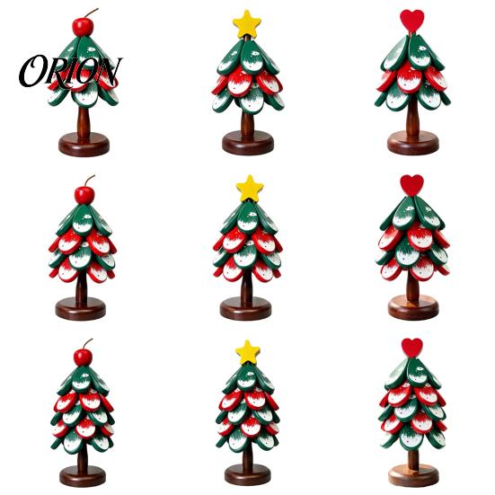 Durable Table Mat Christmas Tree Wooden Trivets, Pine Wood Potholders with Storage Stand, Insulated Serving Tray Heat Resistant Foldable Countertop