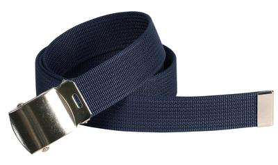 Kajimeiku (Kajimeiku) Work Belt, Student Uniform Nylon GI Belt with Roller Buckle (Silver), 32mm Width  Up To 100cm Waist, 031 Navy M