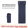 Foot-Operated Outdoor Inflatable Nylon Sleeping Pad - Moisture-Proof Camping Mattress