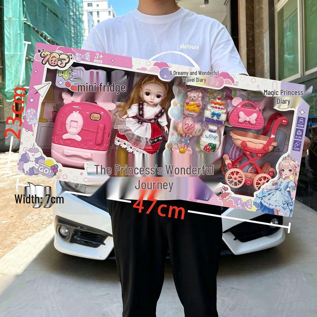 Princess Barbie Doll Role-Playing Toy Gift Box for Girls