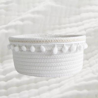 Woven Rope Foldable Ornaments Sundries Organizer