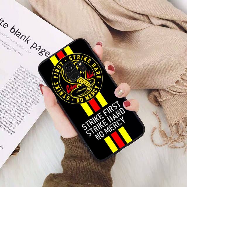 Cobra Kai Schlange Handyhülle für Samsung Galaxy S20 S10 Plus S10E S5 S6 S7edge S8 S9 S9Plus S10lite 2020