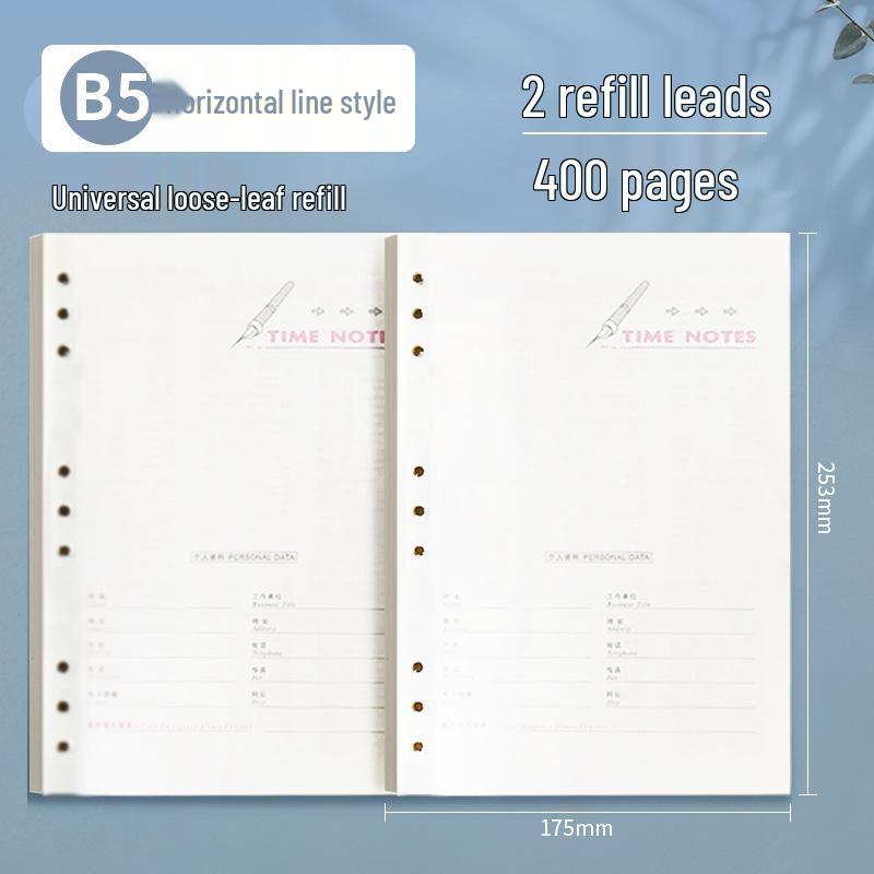 İş ve Öğrenciler İçin Çıkarılabilir Sert Kapaklı Gevşek Yapraklı Defter