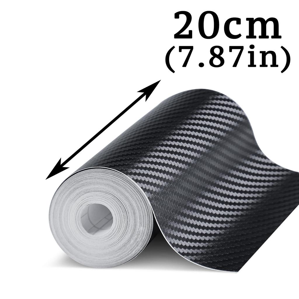 1-10m Nano Carbon Fiber Car 3D Tape Sticker Wrap Door Mirror Paste Protector Strip DIY Protection Film Waterproof Adhesive Vinyl