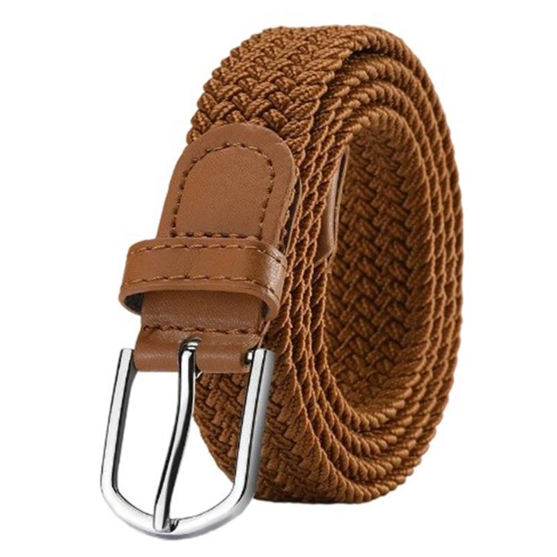 Stretchable Woven Nylon Belt Adjustable Waist Sizing Comfortable Wear Girdle Unisex Design Waistband Clothing Accessory