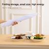 1pc White Square Folding Food Cover Outdoor and Indoor Dust-proof Anti-termite Fly-proof And Insect-proof Food Cover Tools