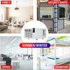 330W 1100W Mini Air Conditioner Portable Small Desktop Air Cooler Cold And Warm Air Conditioning Fan LED Control Panel With Remote Control