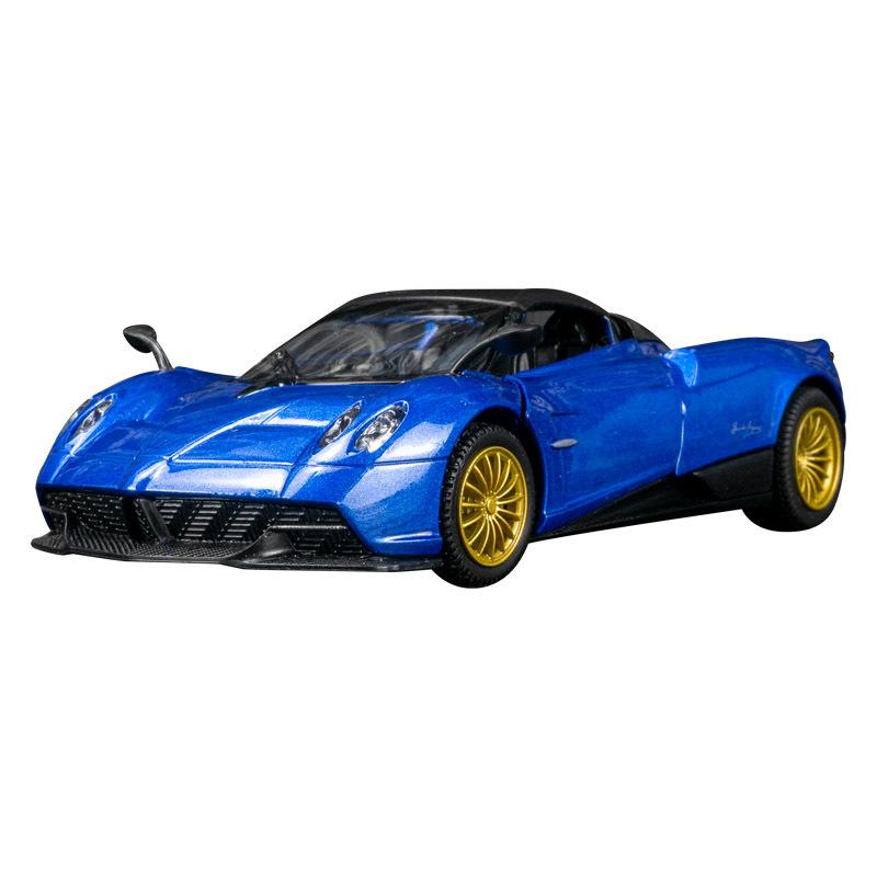 

Моделирование Parjiani Wind s Son Of Alloy Sports Car Model Car Decorations Metal Huili Toy Car синий