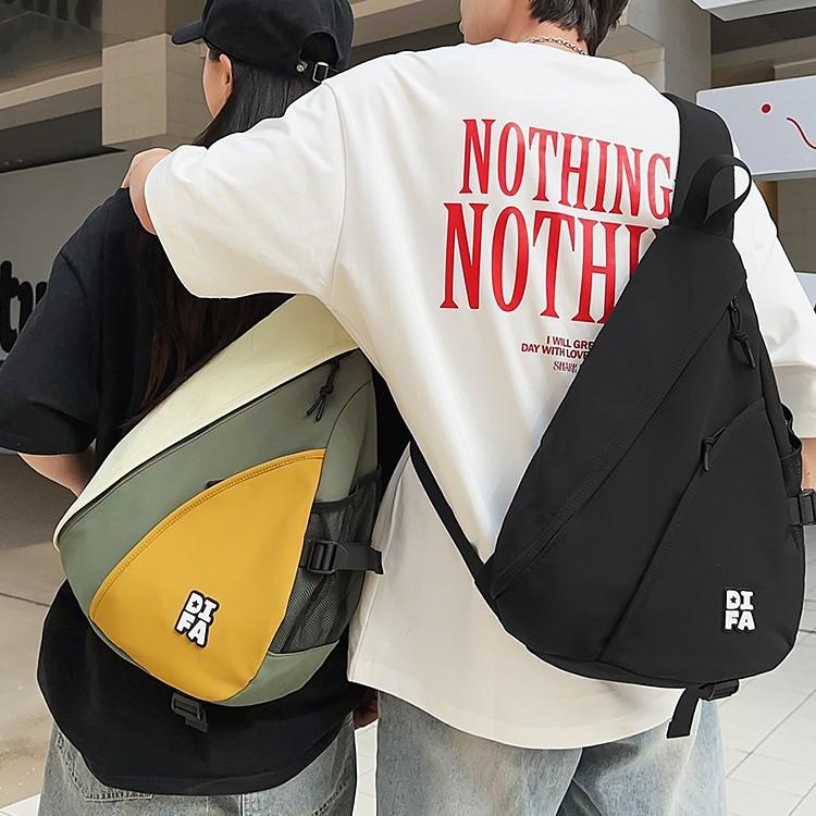 Female Junior High School Students Make Up Bag Shoulder Bag College Students Riding Chest Bag Tide Bow and Arrow Bag