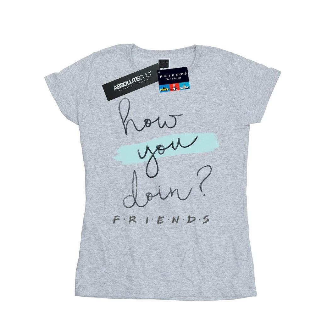 Friends Womens/Ladies How You Doin? Handwriting Cotton T-Shirt
