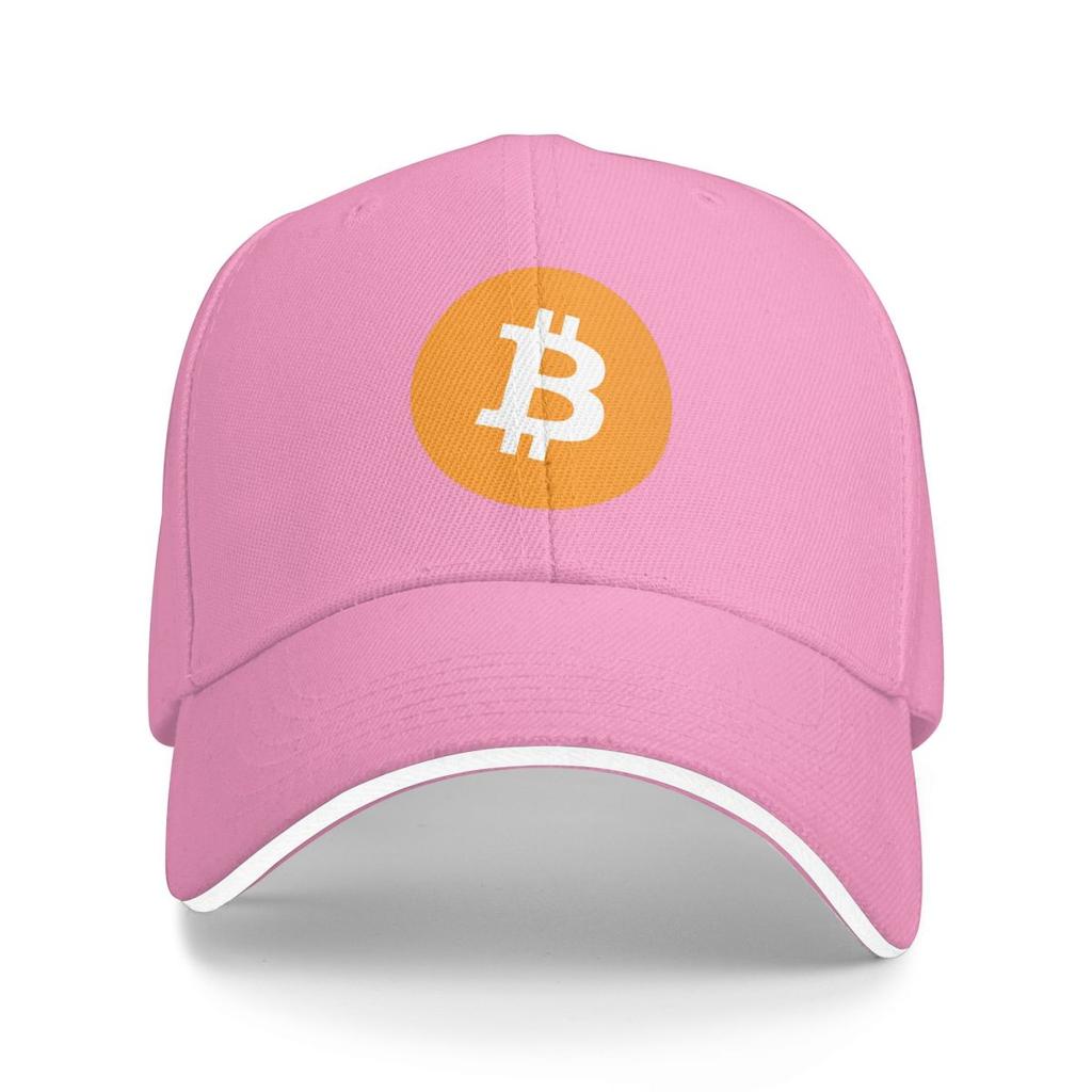 Unisex Baseball Hats Bitcoin Icon Cryptocurrency Art Outdoor Streetwear Summer Sports Baseball Caps Hip Hop Cap Casquette Hats