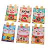 6Pcs/set Cute Dragon Red Packet Cartoon Cartoon Red Bags 3D Print Red Envelope  Celebration Party