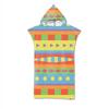 Adult Bath Towel Beach Towel Cape Geometric Print Hooded Bath Towel