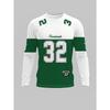 Patchwork Number 32 Letter Star Print Long Sleeve T-Shirt, American Sporty Casual Top