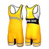 Pánský wrestlingový dres Kompresní atletický top Posilovna Trénink Vzpírání MMA Běh Rychleschnoucí Spandex Lycra