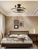 Retro Industrial-Style Ceiling Fan Light for Bedroom or Dining Room