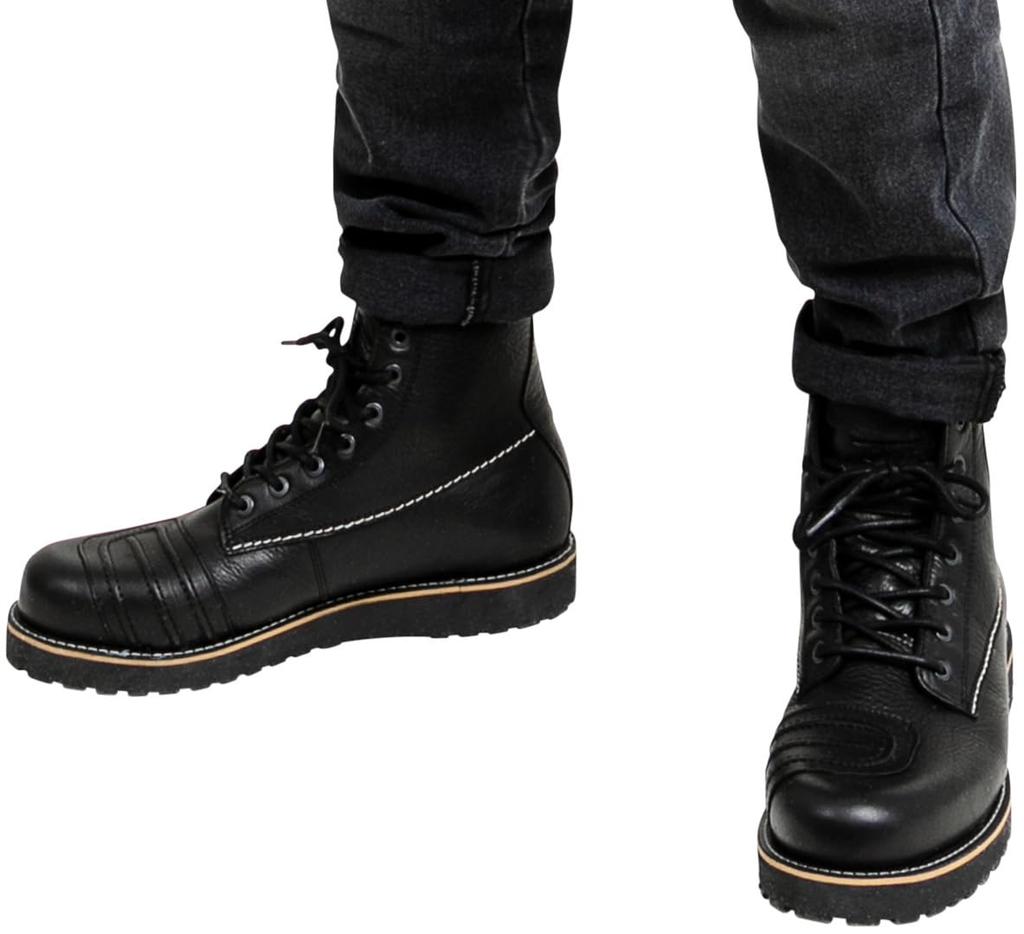 John Doe BUTY KEVLAROWE JOHN XTM MĘSKIE Buty do jazdy Rozmiar DOE® "Iron" (Czarny, 43)