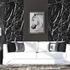 Black Marble Self Adhesive Waterproof Wallpaper for Kitchen Cabinets Countertops Door Wall Sticker PVC Contact Paper