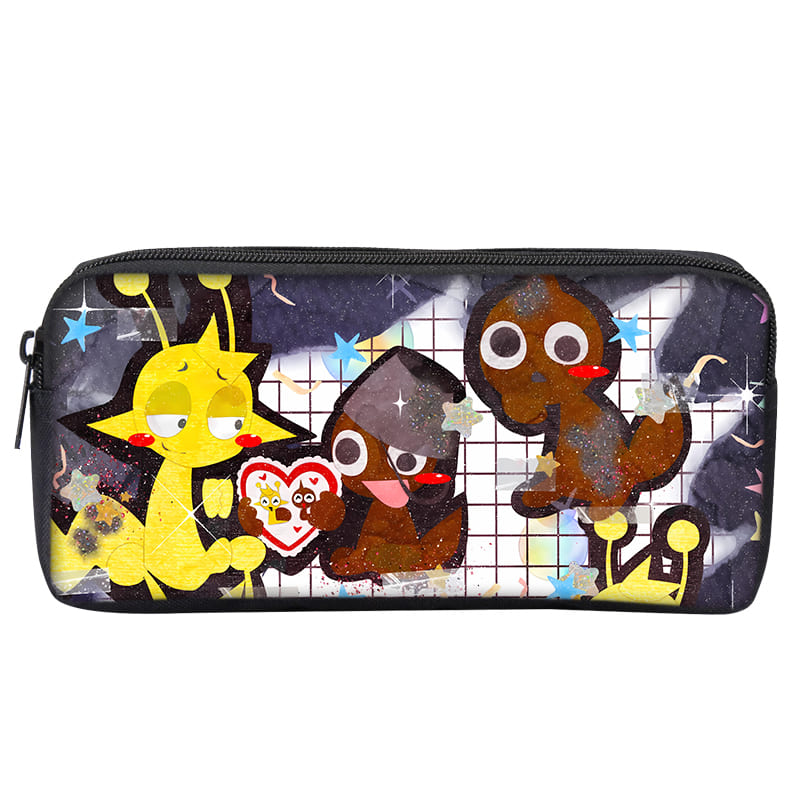 Hot Game Sprunki Single Layered Pencil Case for Boy/Girls Children Best Gifts 3D Cartoon Teenager Pencil Pouch School Supplies
