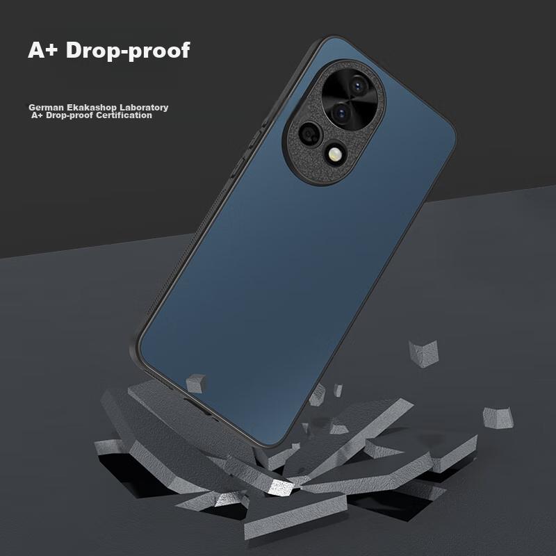 Phone Case for Huawei Nova 12 Pro, Huawei Nova 12 Pro Protective Cover, Frosted Full Coverage Ultra-Thin Shockproof Anti-Fingerprint - Graphite Black